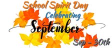 School Spirit Day -  Celebrate September